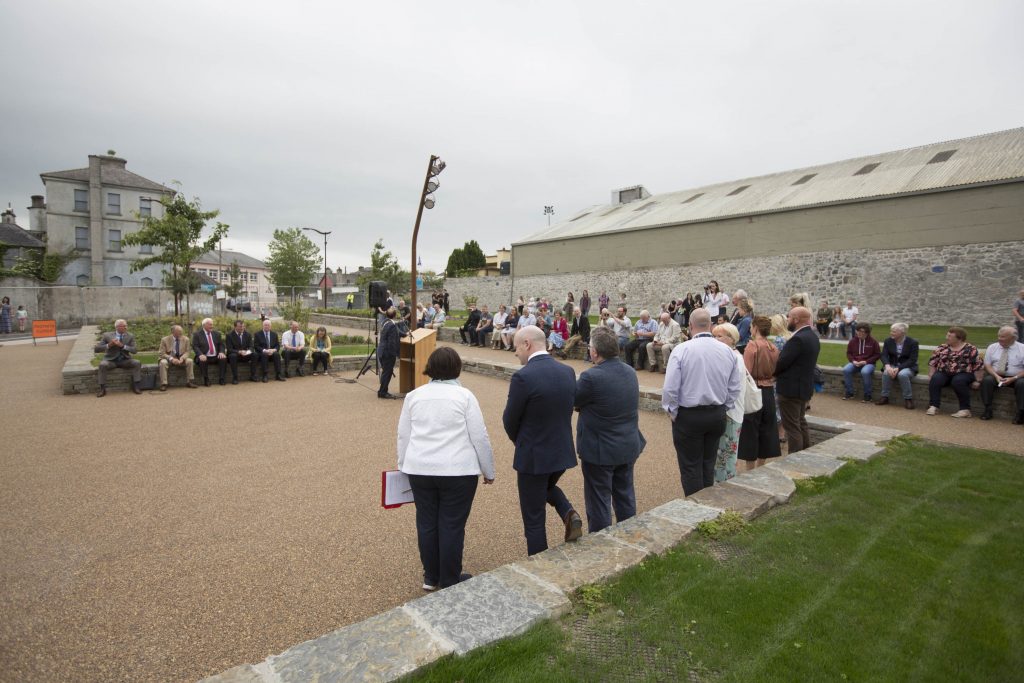 The formal opening of the Fort Protector/Fitzmaurice Place conservation project. Picture: Alf Harvey.