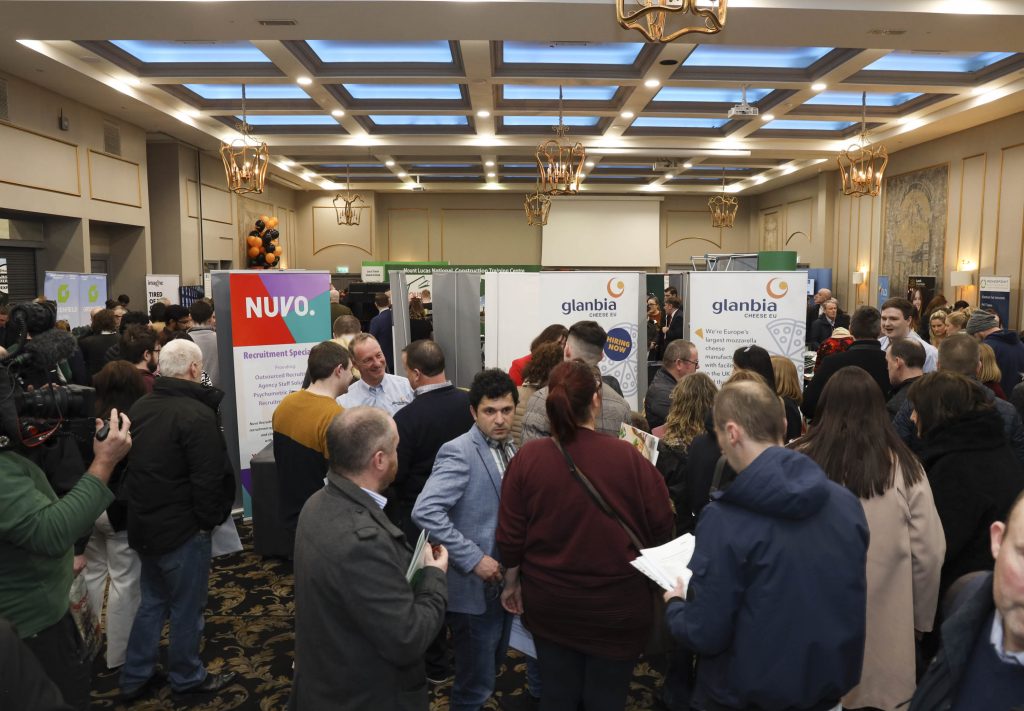 The Laois Jobs Fair organised by the Laois Chamber of Commerce in the Midlands Park Hotel, Portlaoise. Photo: Alf Harvey, no reproduction fee.